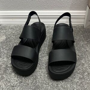 CROCS Black Women's Sandals